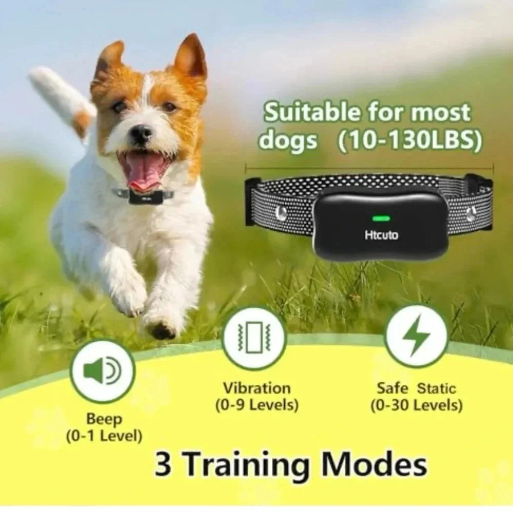 Htcuto Electronic Training Collar & Fence 2 in 1 3500FT Waterproof 6100ft Remote - Picture 7 of 11